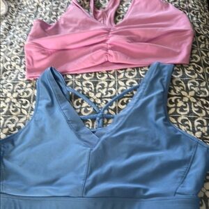 Avia Pink and Blue Bras
